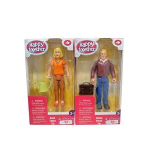 Toys R Us Happy Together Aunt Tante Tia and Uncle Oncle Tio Doll Dollhouse New